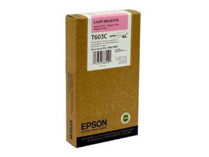 Epson originál ink C13T603C00, light magenta, 220ml
