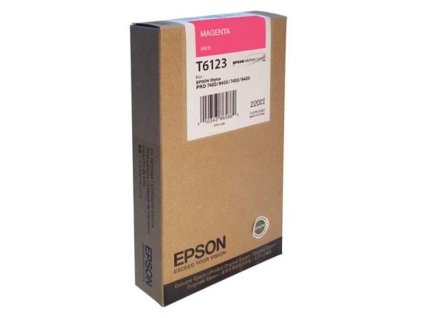 Epson originál ink C13T612300, magenta, 220ml