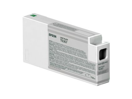 Epson originál ink C13T636700, light black, 700ml