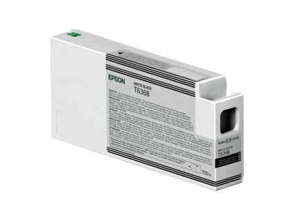 Epson originál ink C13T636800, matte black, 700ml