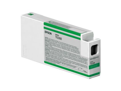 Epson originál ink C13T636B00, green, 700ml