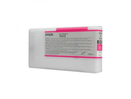 Epson originál ink C13T653300, vivid magenta, 200ml