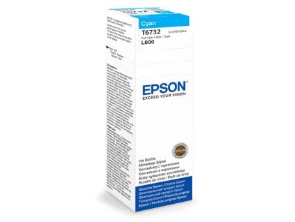 Epson originál ink C13T67324A, cyan, 70ml