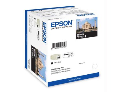 Epson originál ink C13T74414010, black, 10000str., 181ml, high capacity, L