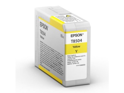 Epson originál ink C13T850400, yellow, 80ml