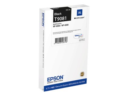 Epson originál ink C13T90814N, T9081, XL, black, 100ml