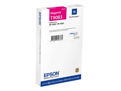 Epson originál ink C13T90834N, T9083, XL, magenta, 39ml