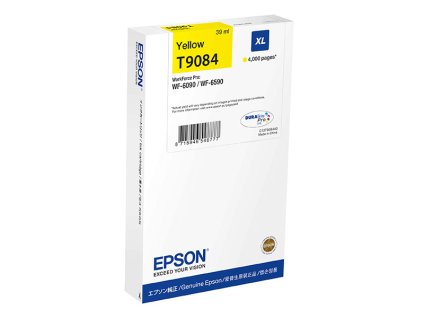 Epson originál ink C13T90844N, T9084, XL, yellow, 39ml