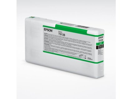Epson originál ink C13T913B00, green, 200ml