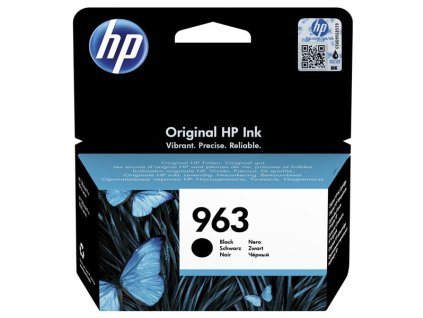 HP originál ink 3JA26AE, HP 963, black, 1000str., 24.09ml