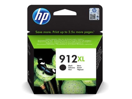 HP originál ink 3YL84AE, HP 912XL, high capacity, black, 825str.