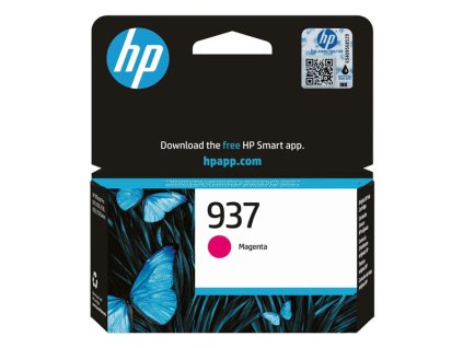 HP originál ink 4S6W3NE, HP 937, magenta, 800str.