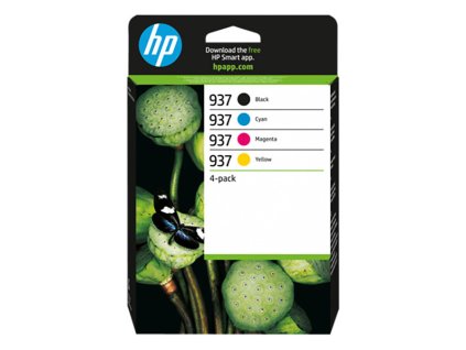 HP originál ink 6C400NE, HP 937, CMYK, 800/1450str.