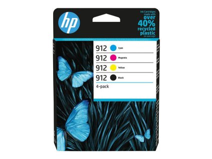 HP originál ink 6ZC74AE, HP 912, CMYK, 4*315str., multipack
