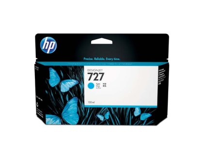 HP originál ink B3P19A, HP 727, cyan, 130ml