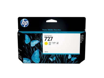HP originál ink B3P21A, HP 727, yellow, 130ml