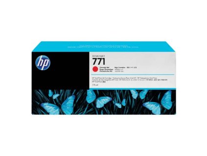 HP originál ink B6Y08A, HP 771C, chromatic red, 775ml