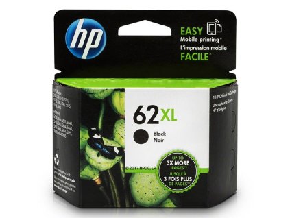 HP originál ink C2P05AE, HP 62XL, black, 600str.
