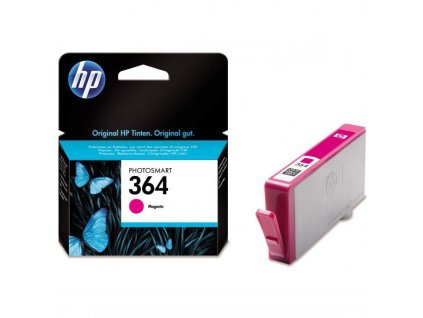 HP originál ink CB319EE, HP 364, magenta, blister, 300str.