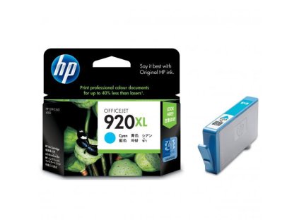 HP originál ink CD972AE, HP 920XL, cyan, 700str.