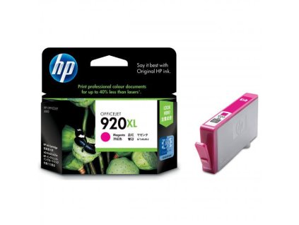 HP originál ink CD973AE, HP 920XL, magenta, 700str.