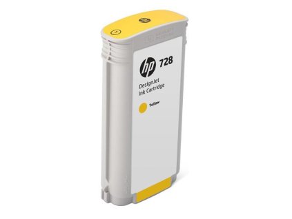 HP originál ink F9J65A, HP 728, yellow, 130ml