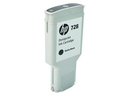 HP originál ink F9J68A, HP 728, matte black, 300ml