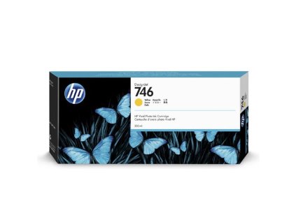 HP originál ink P2V79A, HP 746, yellow, 300ml