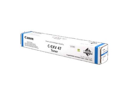 Canon originál toner C-EXV47 C, 8517B002, cyan, 21500str.