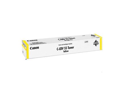 Canon originál toner C-EXV55 Y, 2185C002, yellow, 18000str.