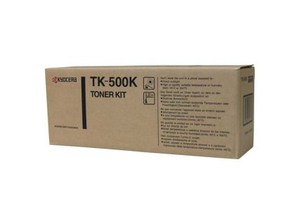 Kyocera originál toner TK500K, black, 8000str., garančná pečať Janus