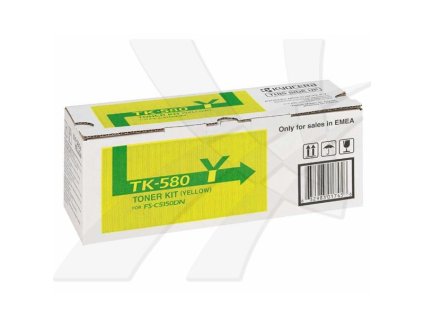 Kyocera originál toner TK580Y, 1T02KTANL0, yellow, 2800str.
