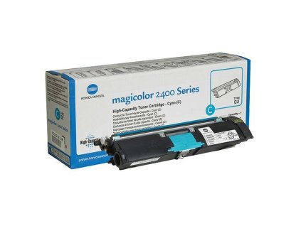 Konica Minolta originál toner A00W332, 1710-5890-07, cyan, 4500str., s hologramom