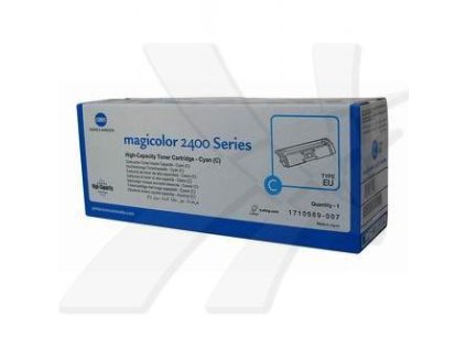 Konica Minolta originál toner A00W332, 1710-5890-07, cyan, 4500str.