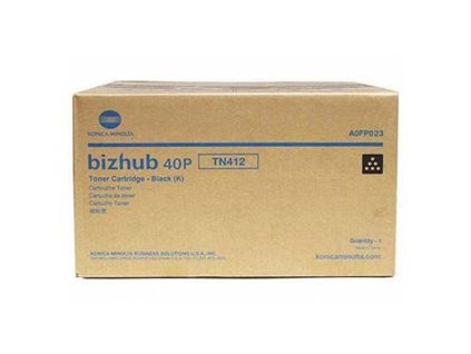 Konica Minolta originál toner A0FP023, TN-412, black, 19000str.