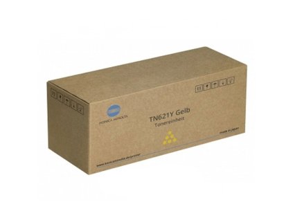 Konica Minolta originál toner A3VX252, TN621Y, yellow, 63000str.