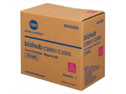 Konica Minolta originál toner A5X0350, TNP48M, magenta, 10000str.