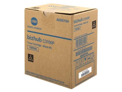 Konica Minolta originál toner A0X5154, TNP-50K, black, 5000/4700str.