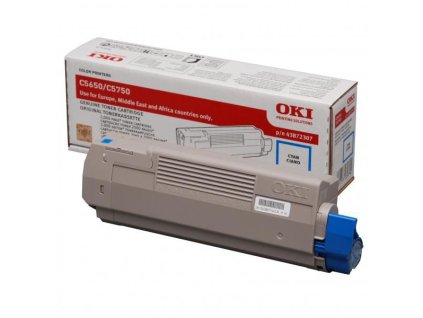 OKI originál toner 43872307, cyan, 2000str.