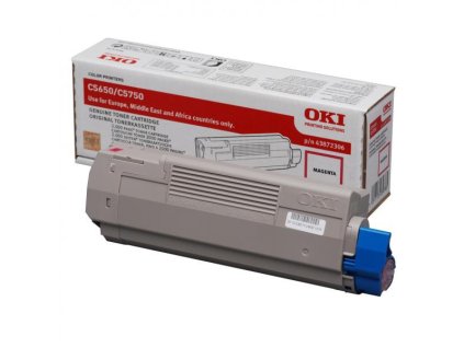 OKI originál toner 43872306, magenta, 2000str.