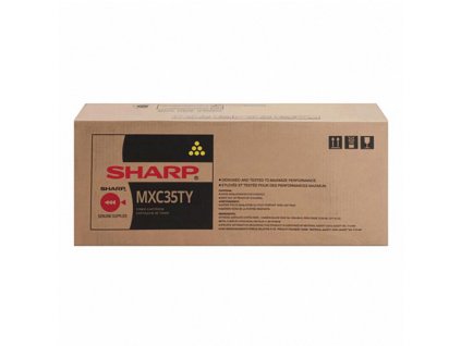 Sharp originál toner MX-C35TY, yellow, 6000str.