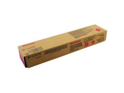 Sharp originál toner MX-C38GTM, magenta, 10000str.