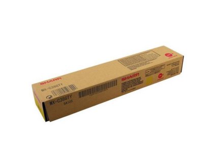 Sharp originál toner MX-C38GTY, yellow, 10000str.