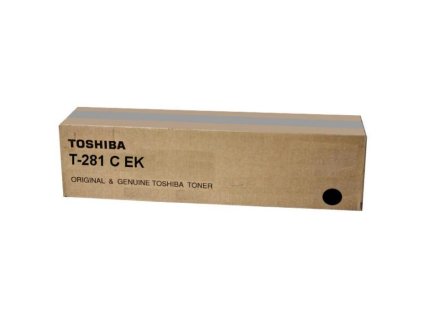 Toshiba originál toner T281CEK, 6AJ00000041, black, 20000str., 675g