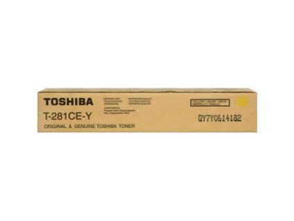 Toshiba originál toner T281CEY, 6AK00000107, yellow, 10000str.