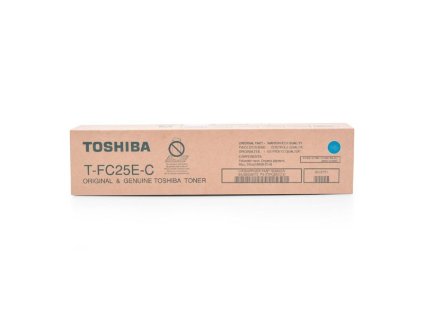 Toshiba originál toner TFC25EC, 6AJ00000072, cyan, 26800str.