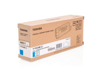 Toshiba originál toner T-FC34EC, 6A000001524, 6A000001809, cyan, 11500str.
