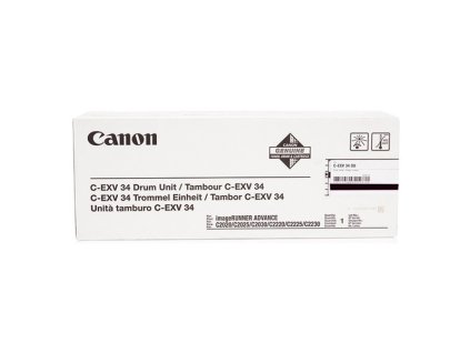 Canon originál válec C-EXV34 BK, 3786B003, black, 43000str.