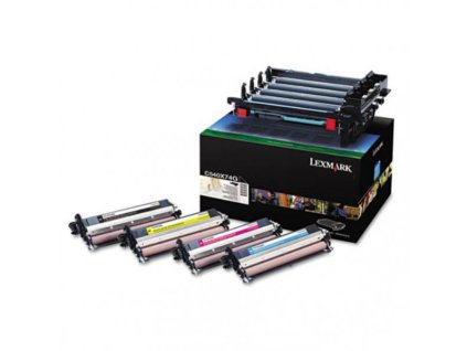 Lexmark originál válec C540X74G, black/color, 30000str., unit + CMYK developer