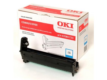 OKI originál válec 43381723, cyan, 20000str.